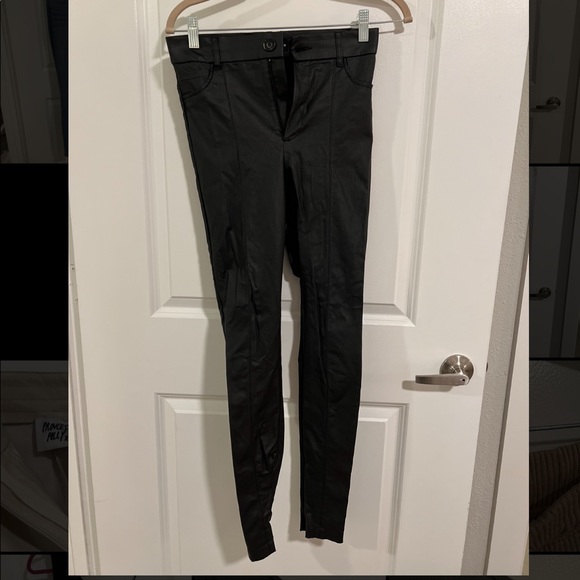 Zara skinny faux leather pants - Picture 1 of 2